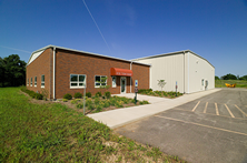 Exterior building shot of Fox Township building